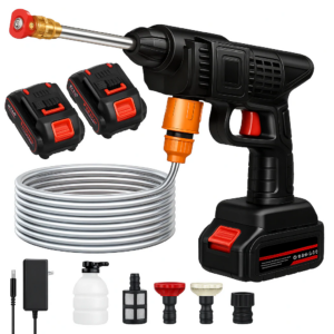 portable cordless electric high pressure water spray gun car washer cleaner tool
